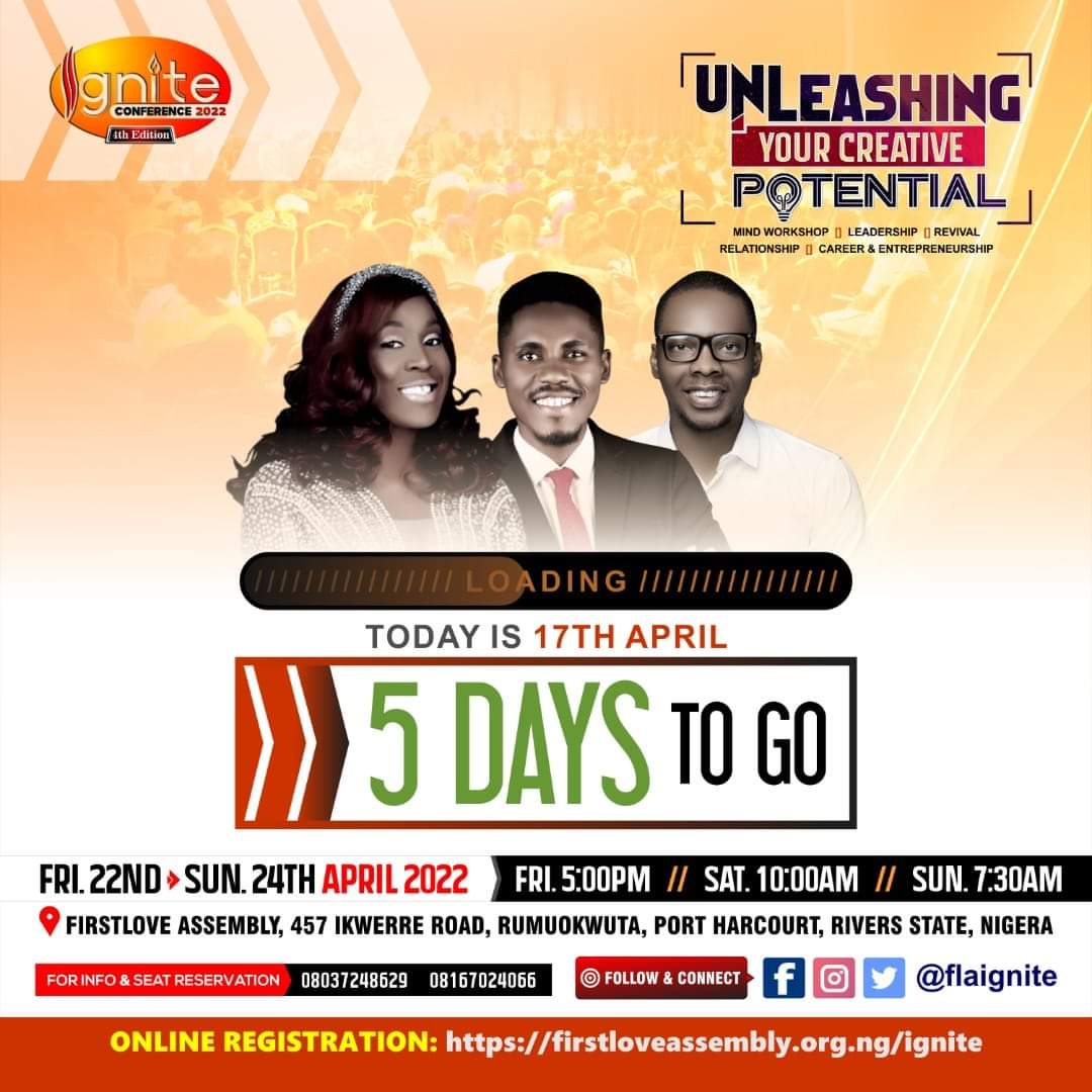 FlaIgnite's tweet photo. It's five days to the Ignite Conference.
Get ready for a great manifestation and an outpouring of God's presence through these amazing music ministers.
Be there!
#UnleashingYourCreativePotential
#Igniteconference2022
#FlaIgnite2022
#FlaFamily https://t.co/fl3K0JOZ5J