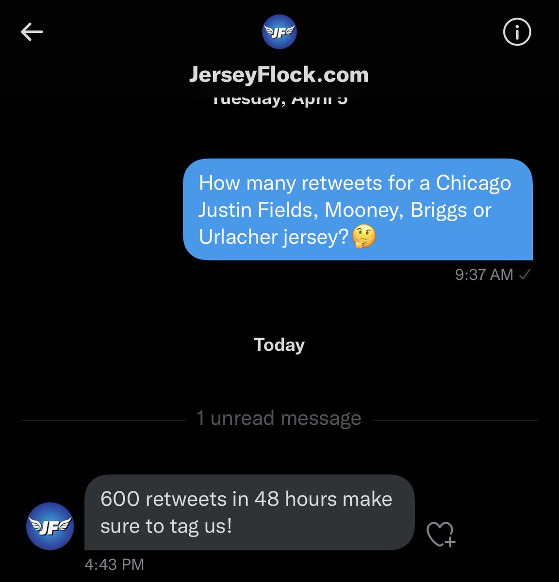 Matt_S24's tweet image. Hey 👋🏻 @ChicagoBears fans I need your help please! I need 600 retweets for a free jersey from @JerseyFlock  #BearDown 🐻