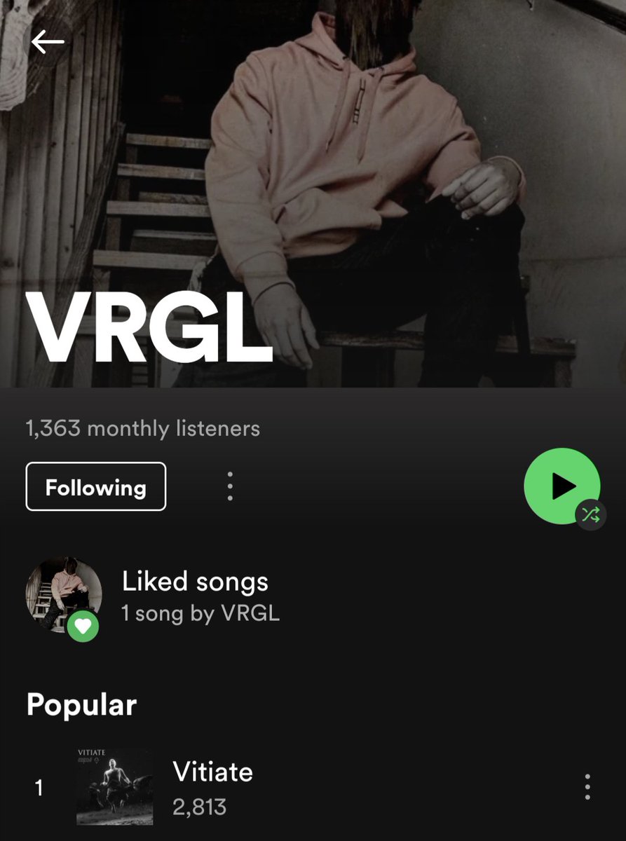 VRGLmusic's tweet photo. LOOK AT MY BOI GO ALMOST 3K LETS GOOOO @emzhimusic 

STREAM DAT BOIIIII https://t.co/FW8CLIN6Uj