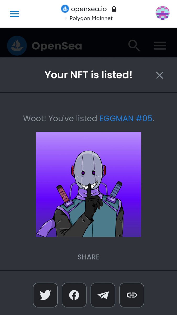 EGGMAN01_nft's tweet photo. @tokenames New listing guys 🔥, EGGMAN 01 NFT code #05, Price Under 1 Eth

https://t.co/ixMc5NOUPj https://t.co/AYvxkekAvQ
