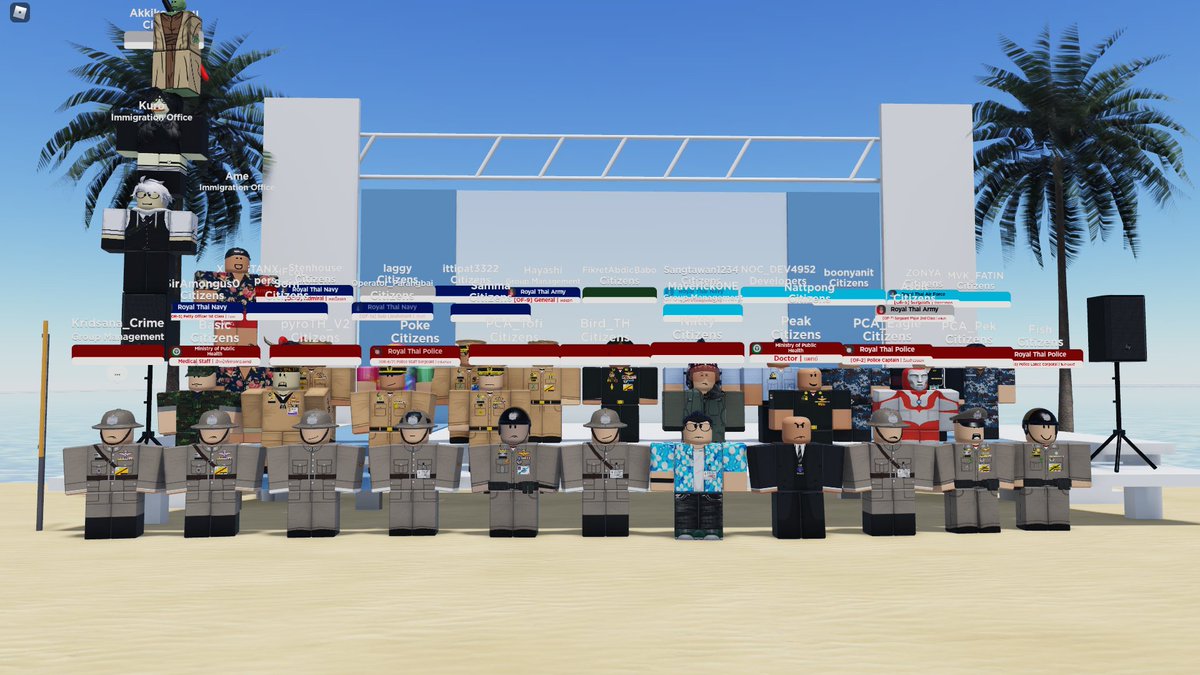 RBLX_RTP's tweet photo. Our Songkran festival has ended. The Royal Thai Police wishes everyone a good day and luck in 2022! https://t.co/Yr7XbqMscR