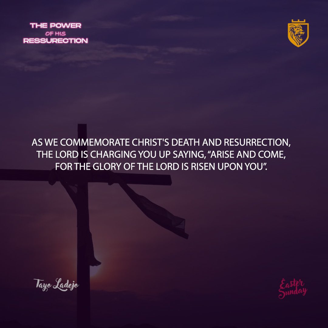 CuttingEdge_NG's tweet photo. The Lord is restoring hope by the power of His resurrection.
Every dead area of our lives receive abundant life!
Dead bones will rise again!
#TeachingExcerpts
#TheGoverningChurch https://t.co/6Fu92o8NXf