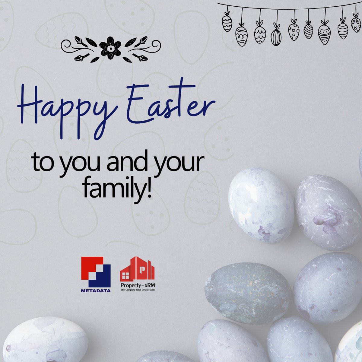 MetadataCorp's tweet photo. Wishing everyone a Happy Easter!
@propertyxrm
#Easter2022 #MetadataTechnologies https://t.co/TnMMm7b7iR