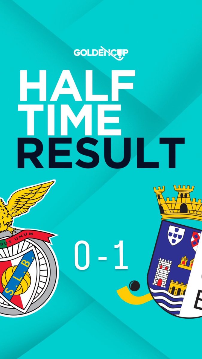 HALF TIME SCORE  0 - 1

<a href="/SLBenfica/">SL Benfica</a> 🆚 <a href="/OCBarcelos/">Óquei Clube de Barcelos</a> 

 🏆Golden Cup 
 💻Esport3 &amp; ZeroZero website &amp; Benfica TV
 📍Palacio de los Deportes de Riazor 
 🍀Good Luck

#GoldenCup #GCup #elitehockey #morethanagame #letsskatetogether #rinkhockey