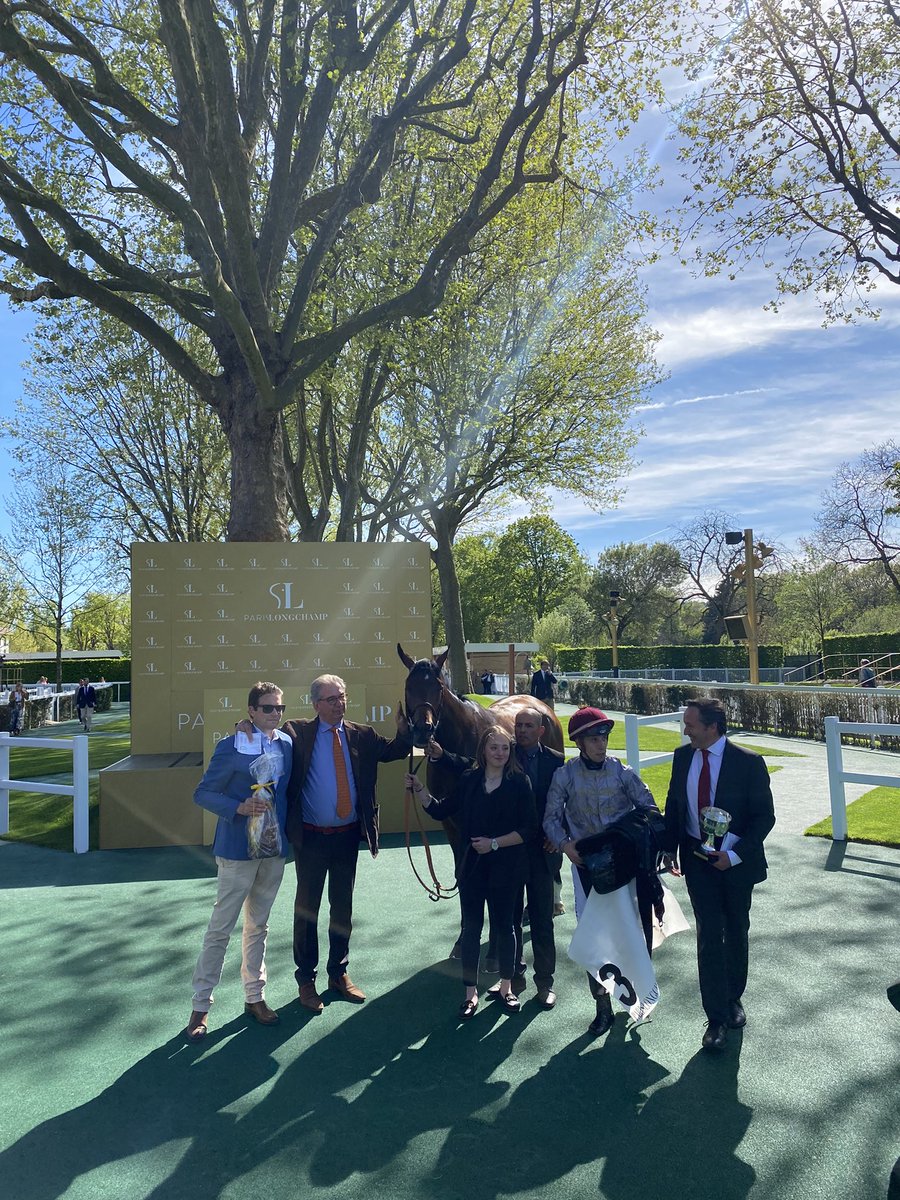 Marie_Rohaut's tweet photo. Some time to be alive ! We’re kicking the start of the season as Welwal wins the Fontainebleau, famous trial for the French Guineas. More to come this week, ladies and gentlemen… #TeamRouget #GoodEffort https://t.co/6ye6snpLdH
