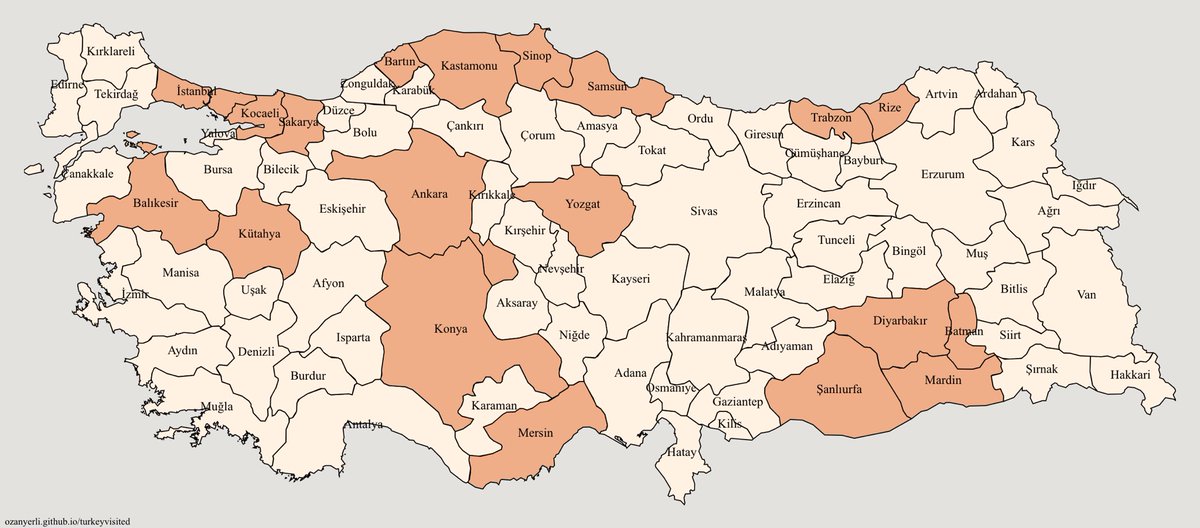 Her yerden biraz ama hiç bi yerden tam değil.