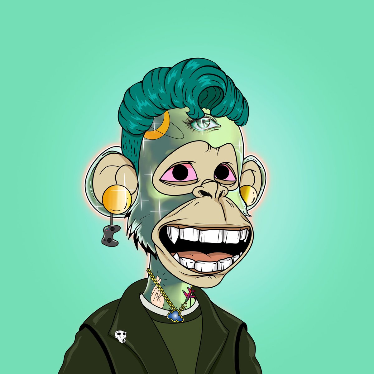DBul215's tweet photo. @ApainCrypto @beardedapeteen Wth. This guy is at it again. Be careful. I have the same type apes https://t.co/bff803gnwJ