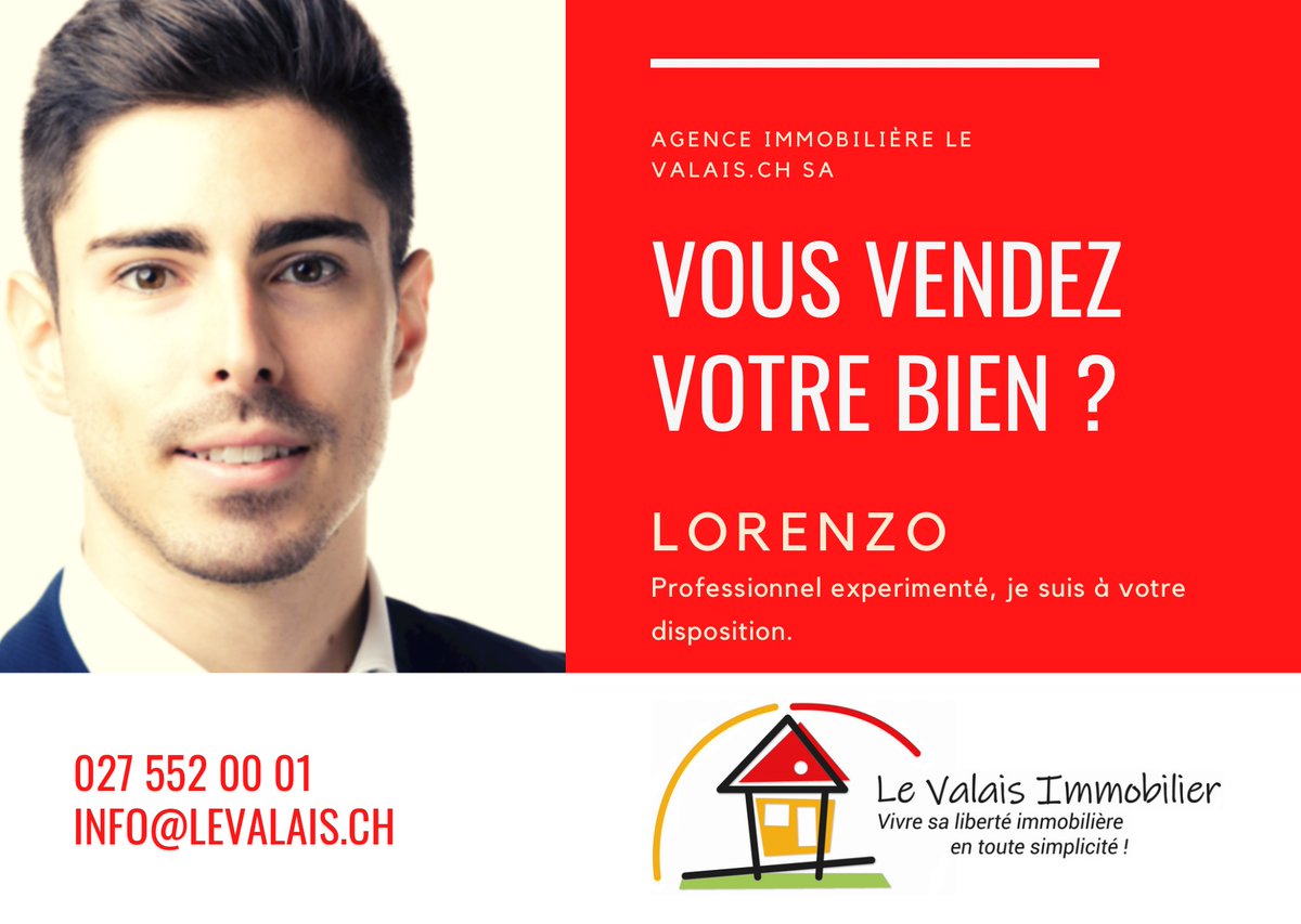levalais's tweet image. Lorenzo, courtier professionnel auprès de notre agence pour le Valais Central et passionné de photographie.