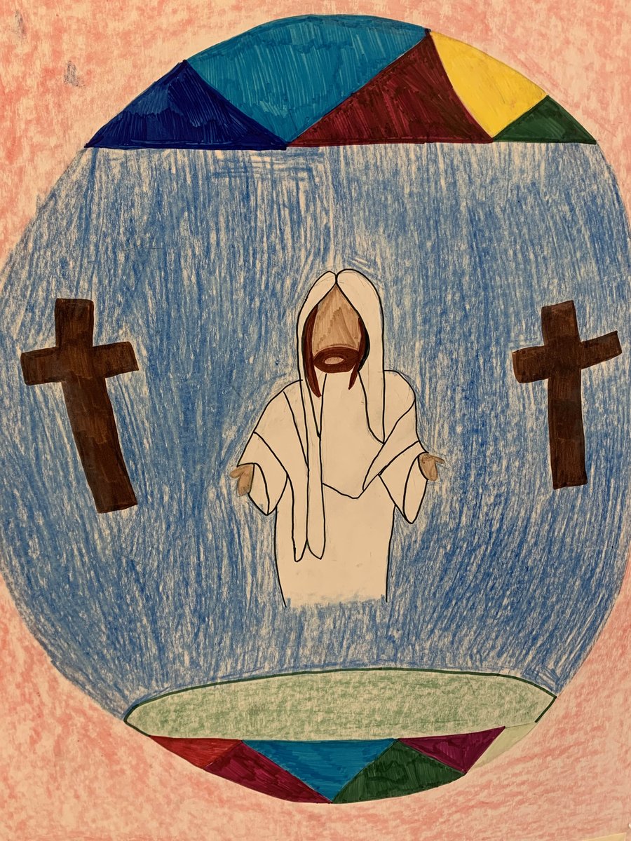 SjrSchool's tweet photo. Our students decorated the school cafeteria & shared their posters of Easter Joy. Wishing all our families a glorious Easter Day! #WeAreSJR, #sjrproud, #sjrstrong, #archphilly, #AOPS_schools, #AOPS, #AOPtech, #equippingsaints, #exploreAOPS, @AOPS_Schools https://t.co/k4jigCoDg2