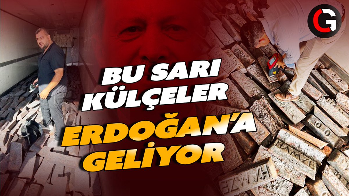 cevheriguven's tweet photo. BU SARI KÜLÇELER ERDOĞAN'A GELİYOR 
Bu videoda ilk kez tanık olacağınız bir yağmayı ve Erdoğan'ın "yağmacıbaşı"nı anlatıyorum. 

https://t.co/gG2KdJMWwR https://t.co/5E3uJfw508