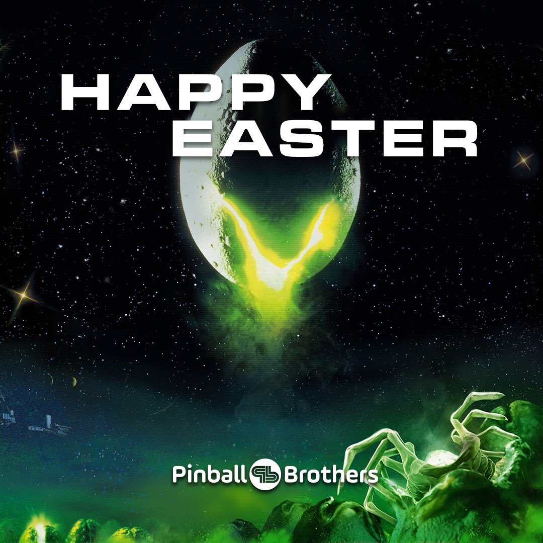 Happy egg-hunt, y’all!!
#alienpinball