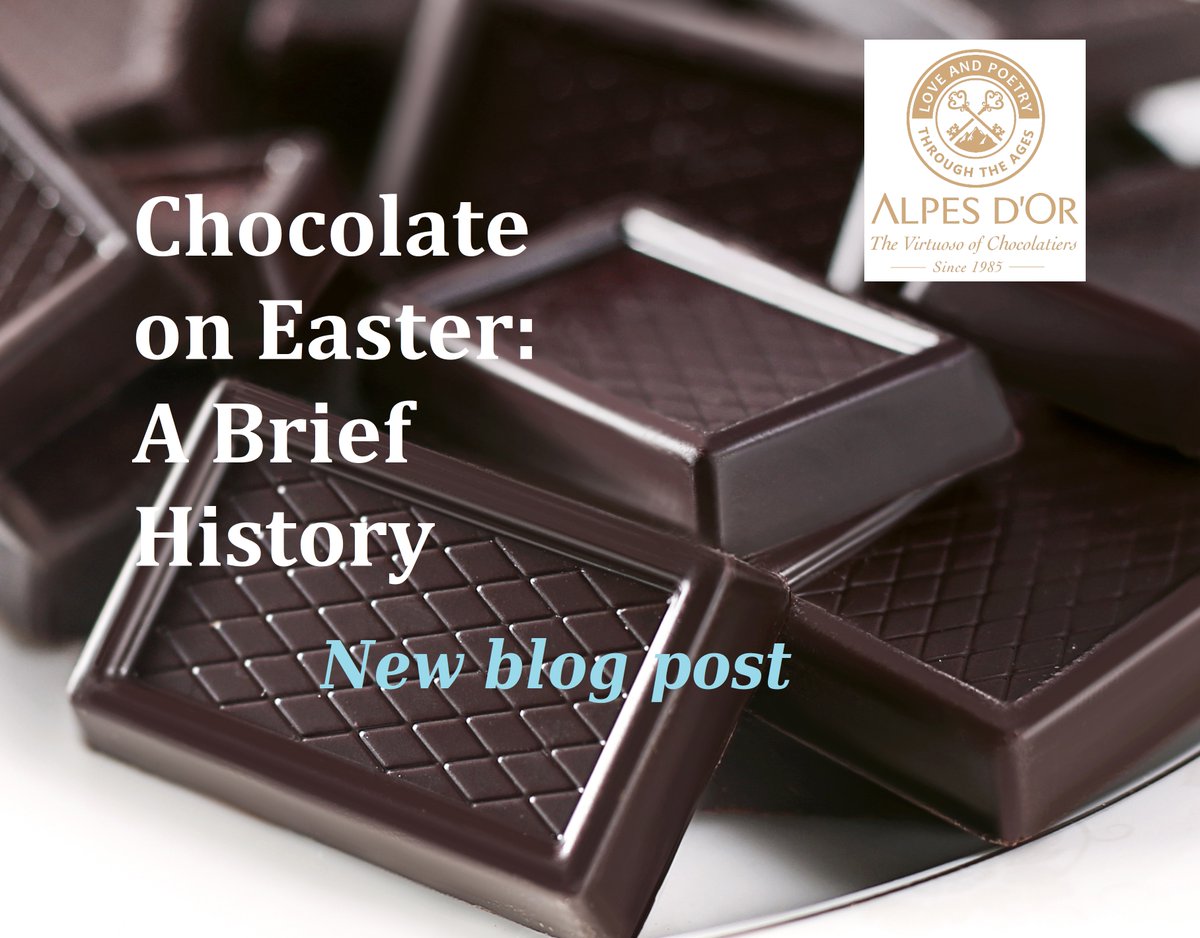 Happy Easter from Alpes d'Or bit.ly/ADB1704 #Easter #Chocolate #History #LoveAlpesdOr
