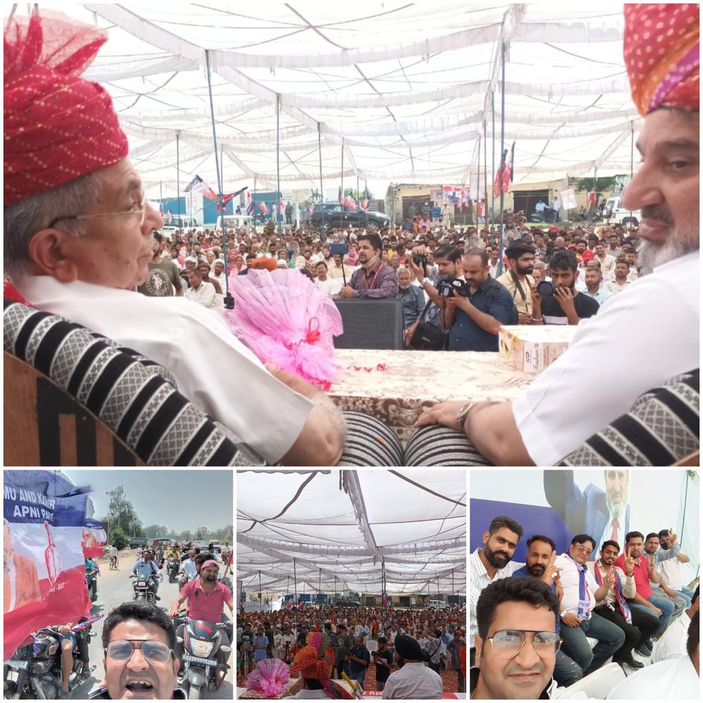 BakayaAbhay's tweet photo. Public outreach program of @Apnipartyonline at #Jammu organised by Shri Bodh Raj Bhagat, State Coordinator SC Wing. in presence of Party President 
@AltafBukhari01 Sb
Sr. VP @GhmirHassan sb
GS @srbakaya sb   @vikrammal22 sb
 PP @ManjitSinghJk sb
And other party leaders https://t.co/hIeVGRZEre