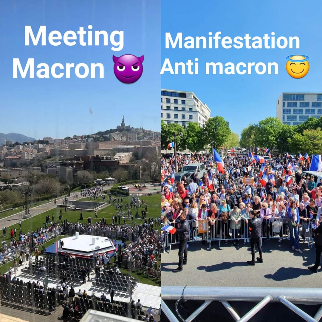 LES CHIFFRES SONT PAS BON #MACRON 🤔😂

#TousSaufMacron #TousContreMacron #MAM #manifs16avril #septahuit #MacronMarseille #MacronDegage #MarinePresidente #StopMacron2022