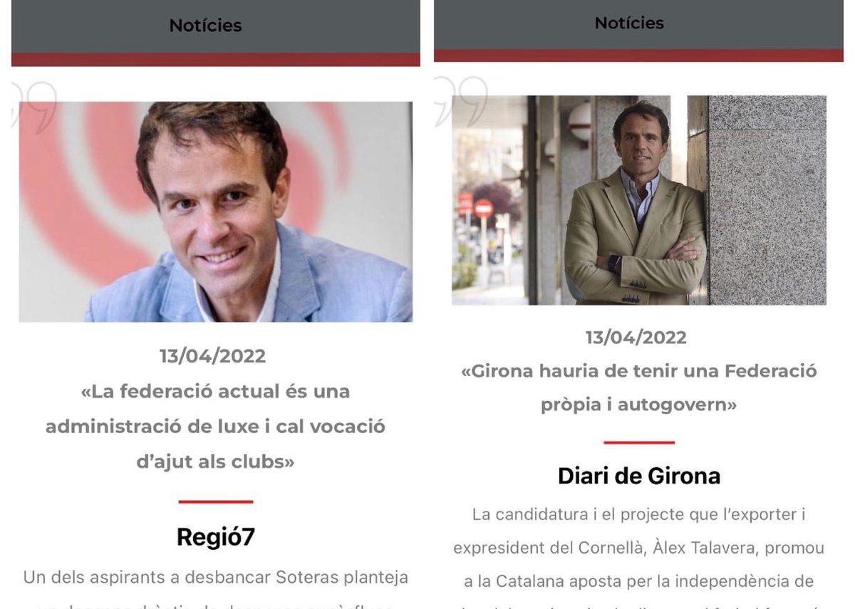 elsclubsprimer's tweet photo. 🤔🎙Saps que al web pots recuperar totes les entrevistes i notícies dels mitjans de comunicació que parlen del projecte de Els Clubs Primer? 

📲Consulta https://t.co/cKUndo1Pap

#AlexTalavera #elsclubsprimer #precandidatFCF #canvi #transparència https://t.co/onrwHtOcO2
