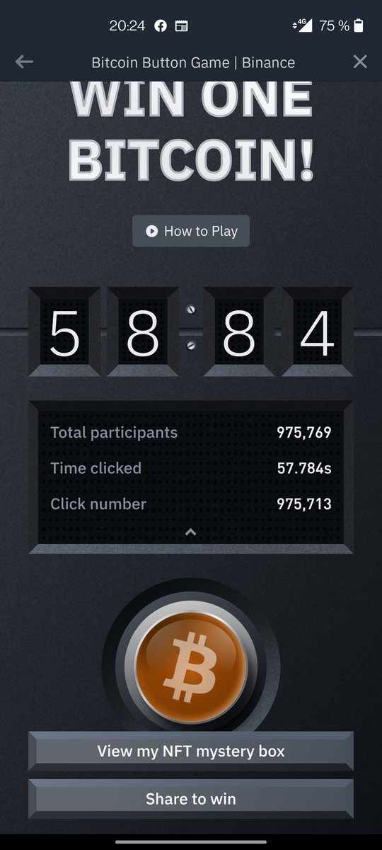 Dukestaking's tweet image. #BitcoinButton #bitcoin
Je retente ma chance merci Binance