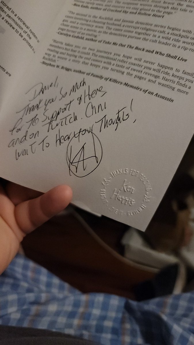 FlyingLunchbox's tweet photo. I'm not cool enough for everything, but @08025writes thinks I'm cool enough to get an advanced copy of his book #SeeYouNextTuesday. Signed, sealed, delivered. Thanks Ken 👍 #CrimeFiction #noir #PrivateEyes #SteveRockfish #JawnieMcGee https://t.co/a4lnM9ztqh