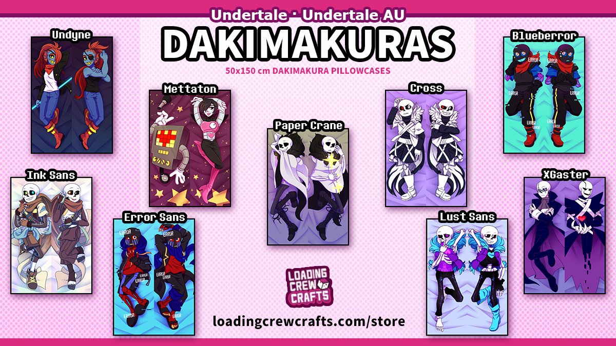 Paper Crane undertale AU Dakimakura 