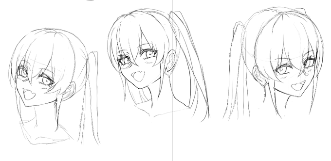 ('・ω・`)顔が…安定してきた…! 