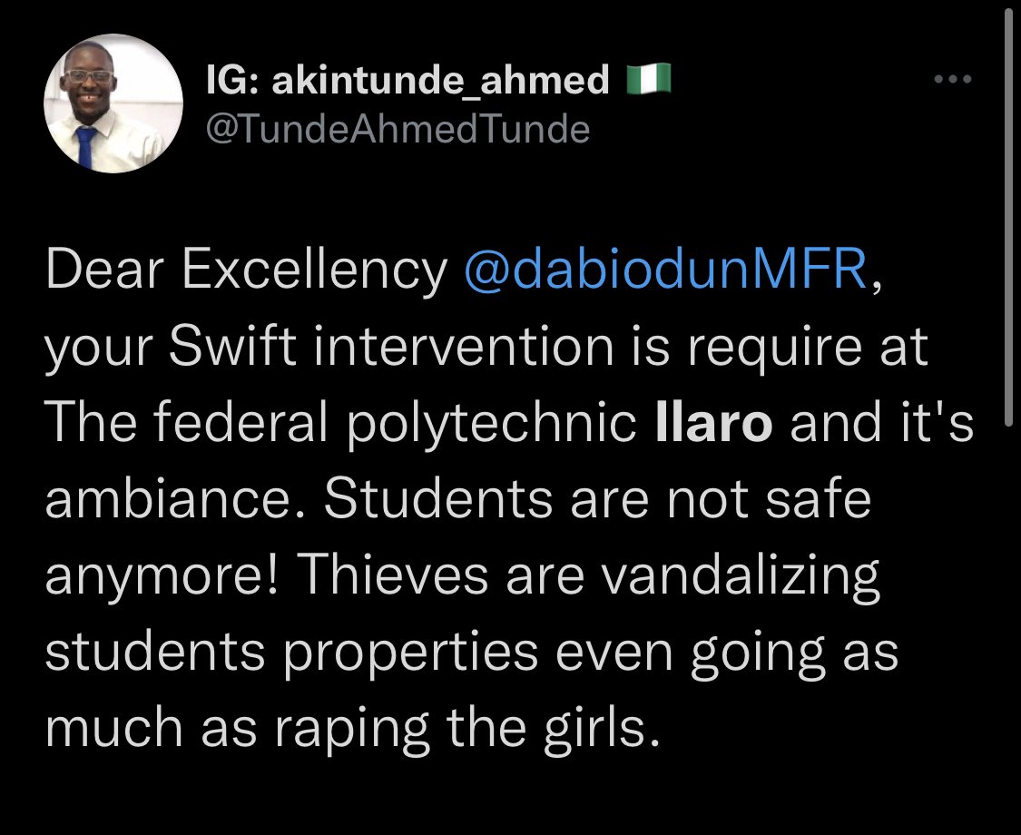 Naija on Twitter "This is why Ilaro is trending atm https//t.co