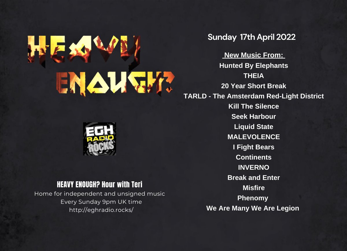 HeavyEnough Hour with Teri tweet media
