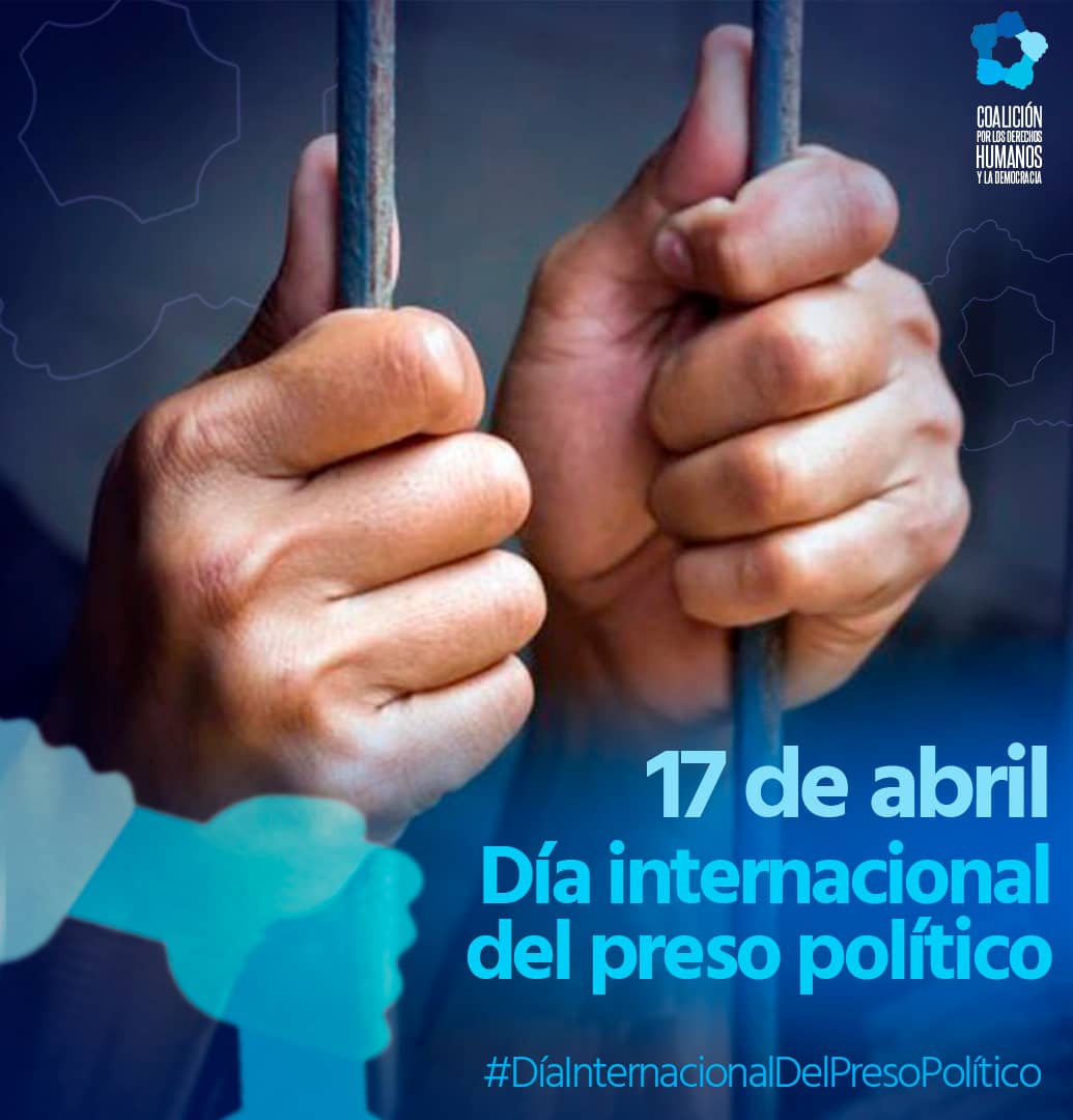 + de 300 presos políticos reclaman libertad, muchos han sido sometidos a tratos crueles e inhumanos, otros a retardos procesales sin que se haya iniciado un juicio justo. Son víctimas del odio, venganza y olvido

#DiaInternacionalDelPresoPolitico 
#LibertadParaLosPresosPoliticos
