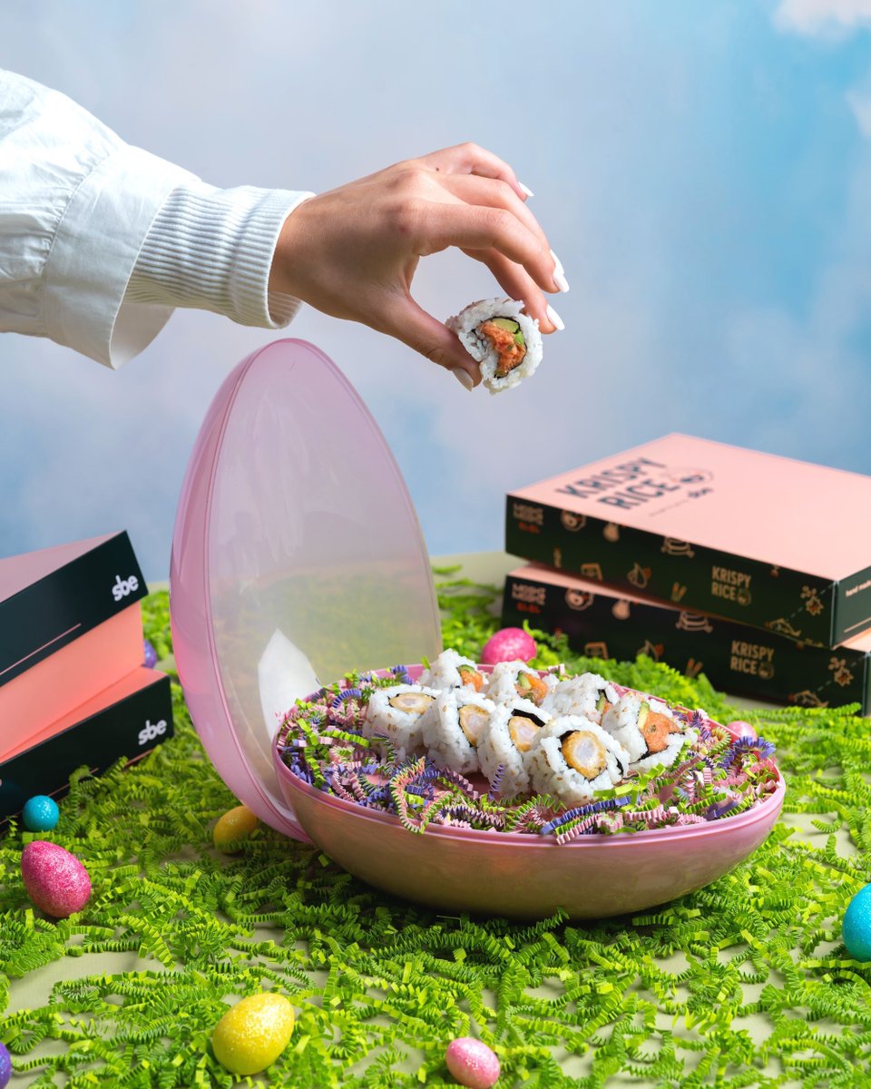KrispyRicesbe's tweet photo. This is the kind of Easter egg we're into! 😎 #KrispyRice https://t.co/1ORP11L5Hf