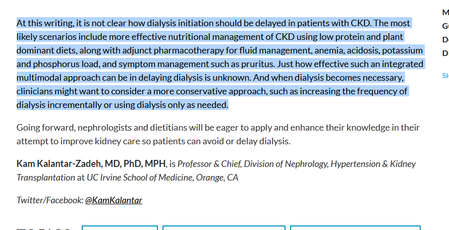 kamkalantar's tweet photo. Nutritional Management of Advanced CKD in Demand in Value-Based Models #KCF #CKCC:
How dialysis initiation should be delayed? The most likely scenarios include nutritional management of CKD using low protein & plant dominant #PLADO diets
https://t.co/WXSMBFm9p9
@renalandurology https://t.co/33I1ih1IpG