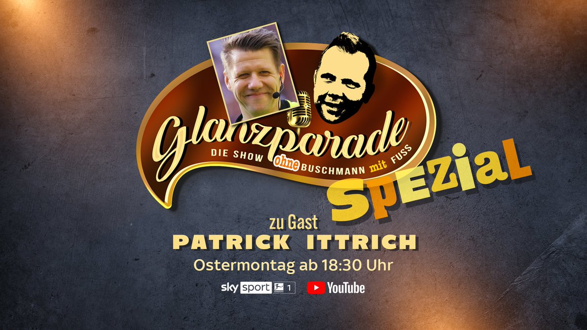 Morgen mal wieder nen bisschen Pfiff in der Bude. <a href="/FrankBuschmann/">Frank Buschmann</a> ist bei den Schlittenhunden, ihn vertritt BL-Schiri @patrick_ittrich. <a href="/WolffFuss/">Wolff Fuss</a> <a href="/SkySportDE/">Sky Sport</a> #glanzparade