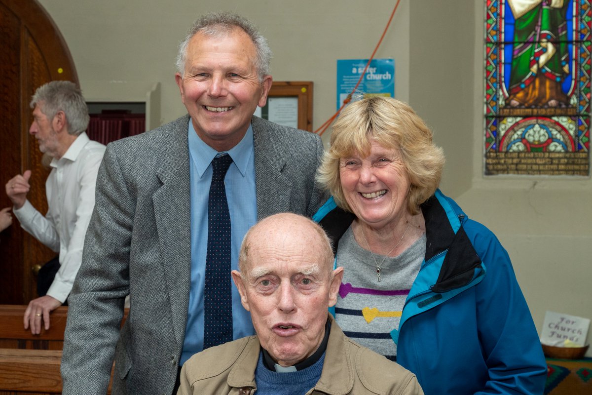 Gsxr1000UKKO's tweet photo. Canon Bill Broad said goodbye today to his parish in Thornley Tow Law, County Durham, he will be greatly missed #church #retirement #easter #thornley #billbroad https://t.co/6XqpMZbTQF