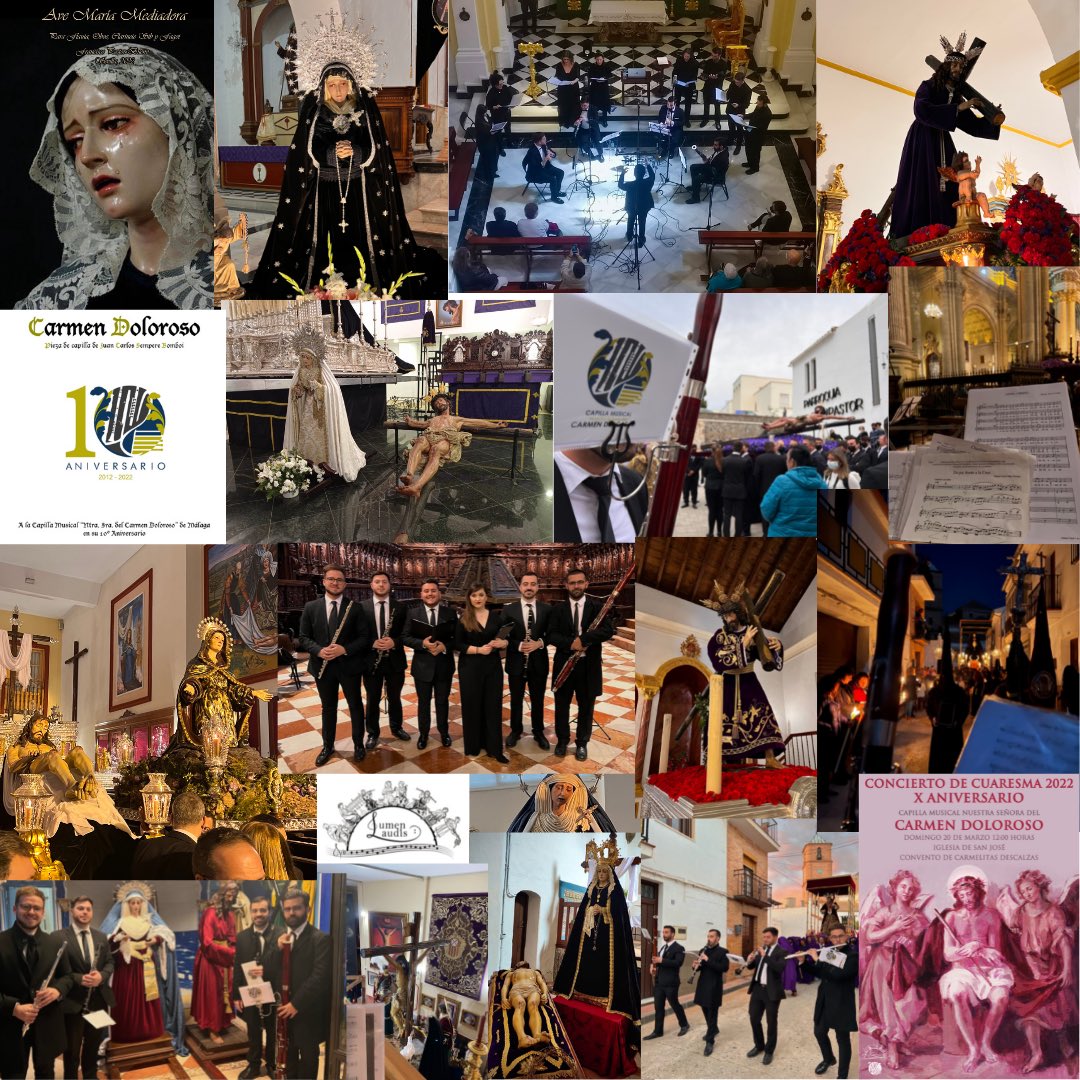 🔚🎶Concluida la #Cuaresma y #SemanaSanta22 sólo nos queda agradecer a todas las #Personas y #Hermandades que han confiado en nuestro trabajo.

🙏🏻Ha sido un auténtico privilegio poder ofreceros nuestra música en este, nuestro #10Aniversario.

❗️Gracias a todos/as❗️