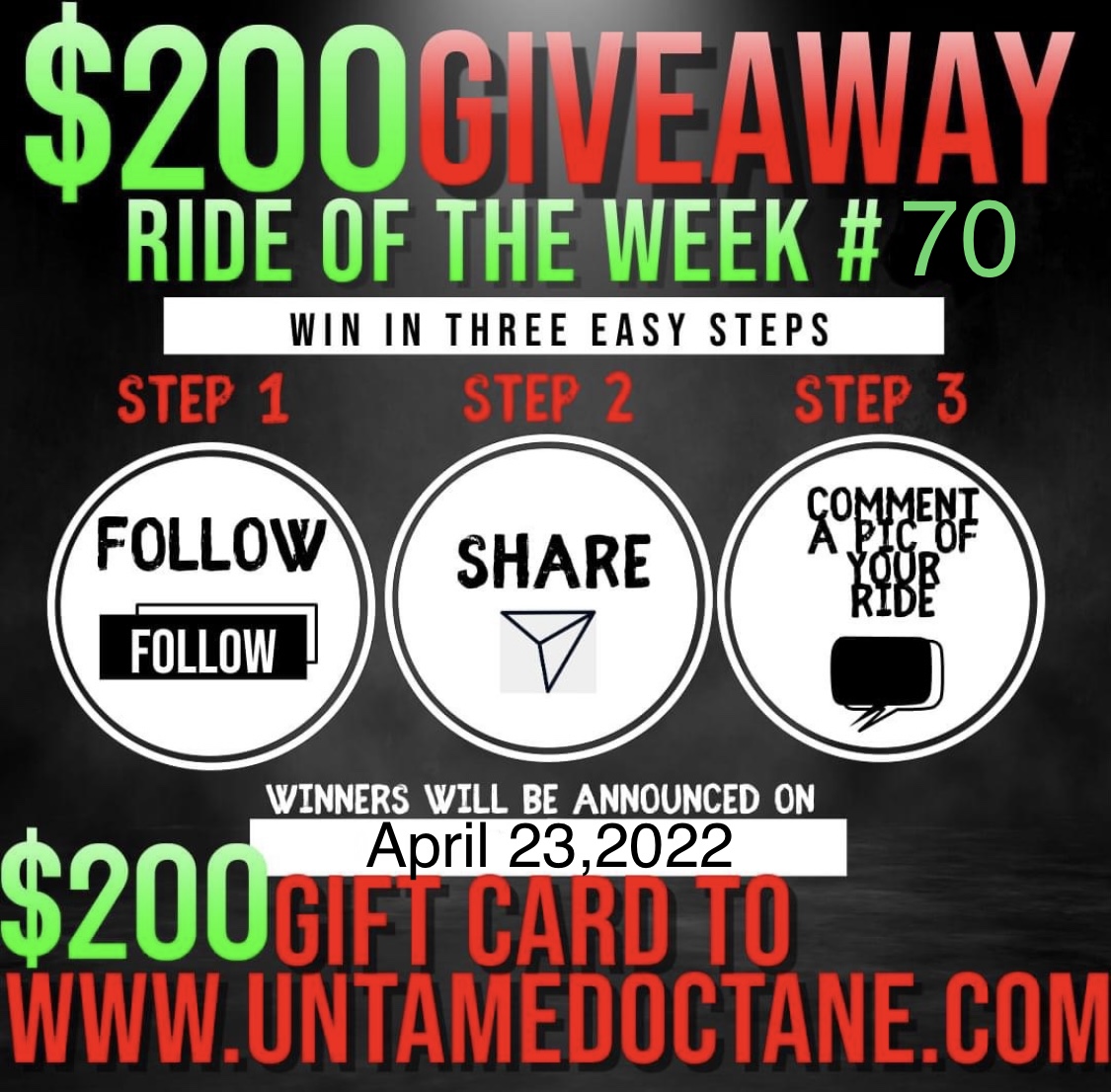 UntamedOctane's tweet photo. Ride Of The Week #70 is posted on our Facebook Page and runs until Friday! 

Find the best picture of your ride and follow the link below to our #Facebook page to enter this #free  #Giveaway 

https://t.co/7Kwd6VbyhE

Check out all of your past winners at https://t.co/InqWVtvPBQ https://t.co/xEjXlSvuR1