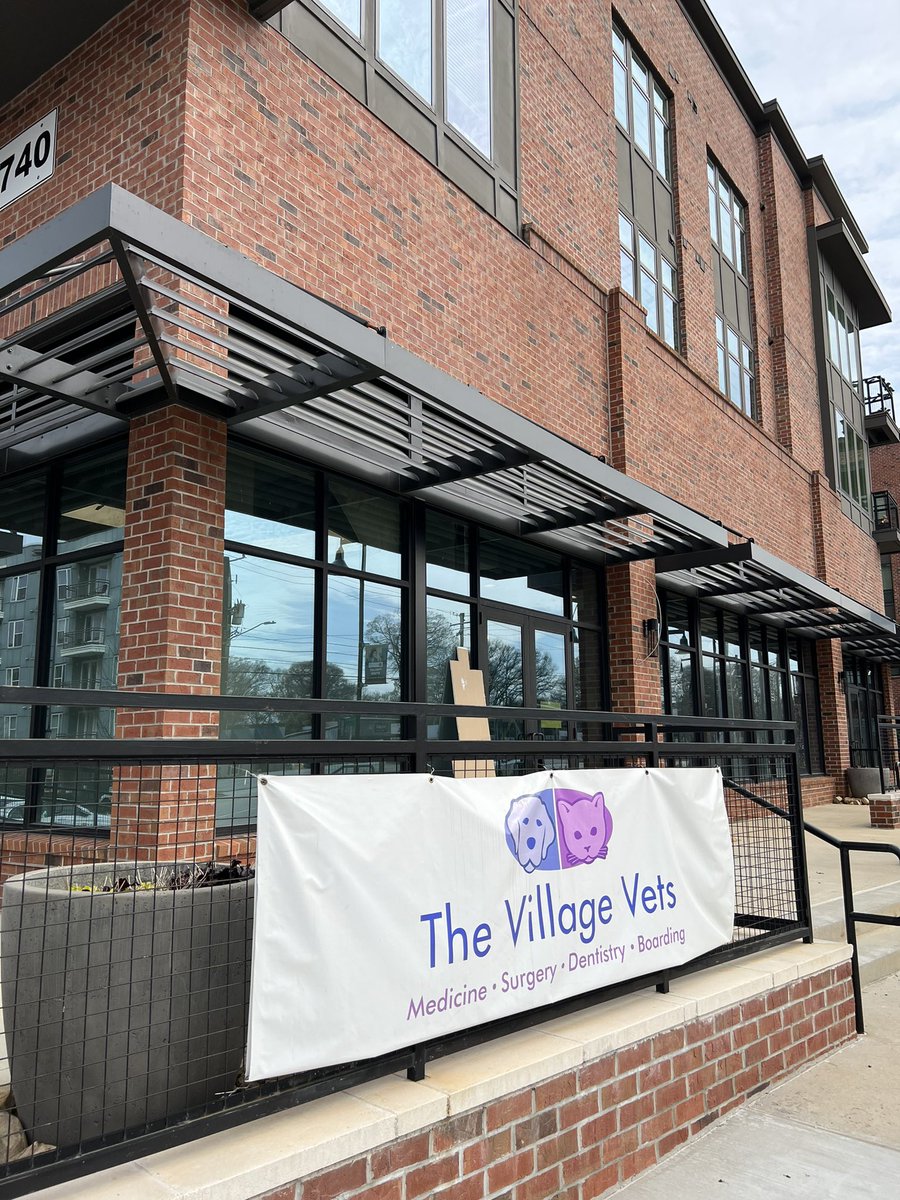 The Village Vets Avondale Estates will open tomorrow 4/18 8AM in their brand new, spiffy, sparkly hospital;) at 2740 E. College Ave @ The Bellevue. <a href="/drwilldraper/">drwilldraper</a> and his team will be there (maybe not with 🔔’s on but you never know. 😉 #bestvetsinavondaleestates