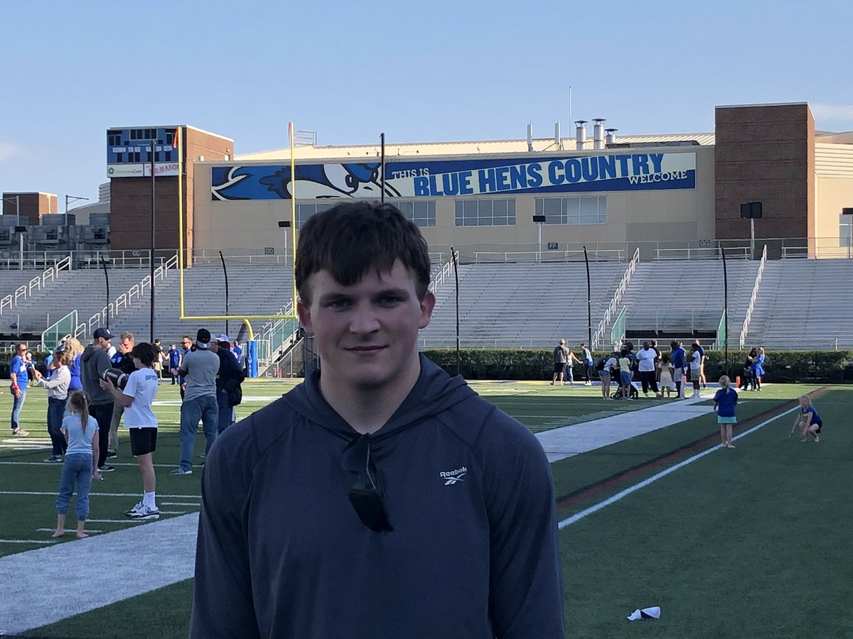 MikeFileppo49's tweet image. Great day at the University of Delaware spring game @RichYahner @coach_cope @DelawareFB