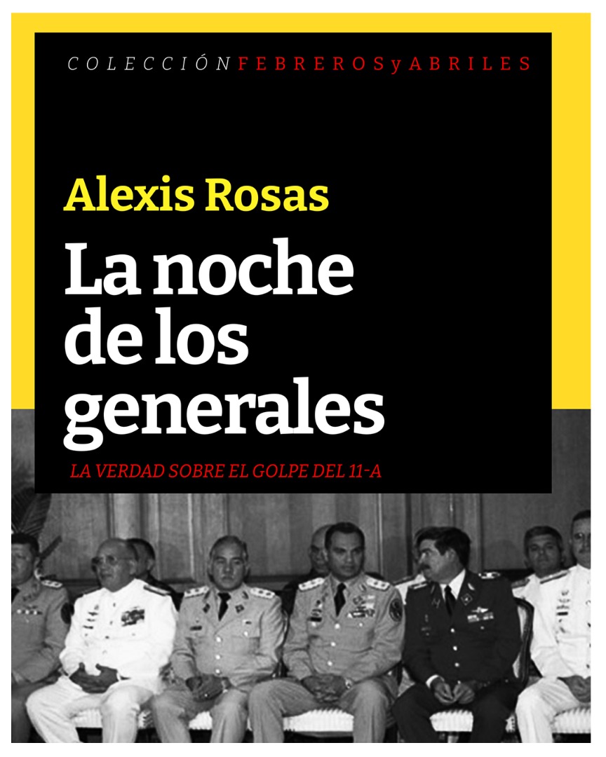 "La noche de los generales. La verdad sobre el golpe del 11-A", una investigación de Alexis Rosas, que describe los sucesos del 11, 12 y 13 de abril de 2002. El pueblo asumió su rol protagónico del rescate de la dignidad nacional. ==> bit.ly/LaNocheDeLosGe…
