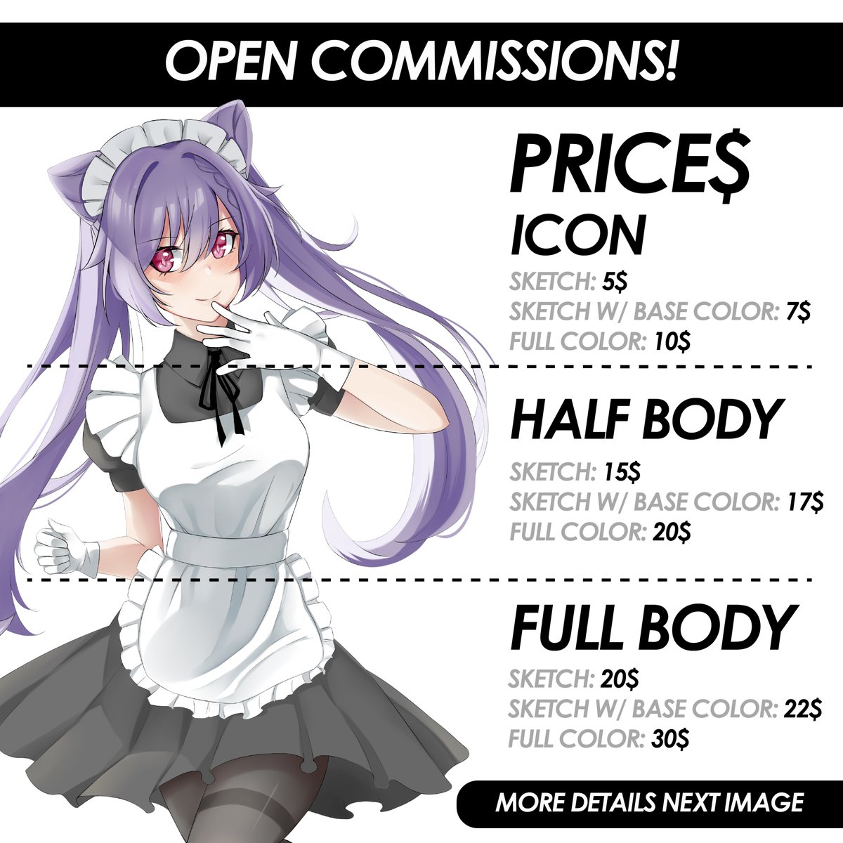 Yesidcj's tweet image. OPEN COMMISSIONS!
Only 5 Slots avaible
In the images you will find information, if you need more DM!
#commissionsopen #commisions #comisiones #drawing