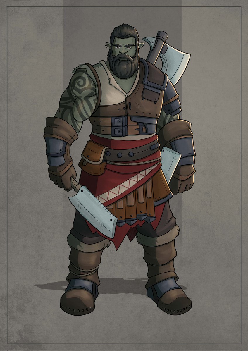 The amazing Silky Niore strikes again
deviantart.com/silkynoire
Thank your for this amazing character art.

Othgar the Unrelenting