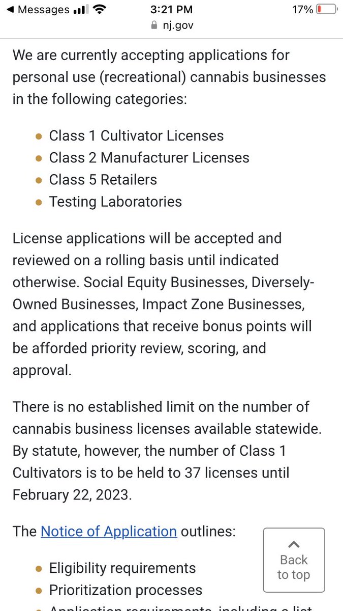 PotWorks's tweet image. Where my 37 NJ #LegalRec Class 1 Cultivator licensees at?

“There is no established limit on the number of cannabis business licenses available statewide. By statute, however, the number of Class 1 Cultivators is to be held to 37 licenses until 2/22/2023.” nj.gov/cannabis/busin…