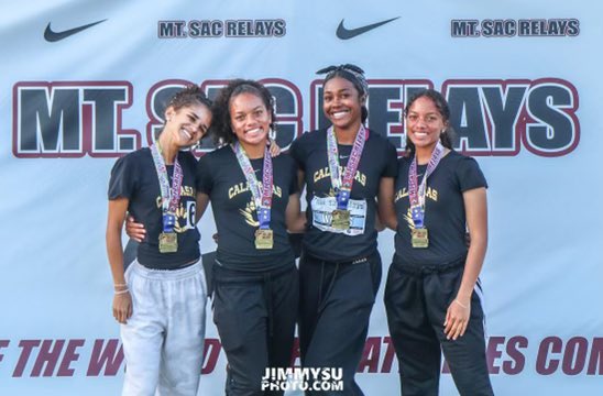 Well done Ladies 🥇🥇🥇#MtSACRelays <a href="/zanaewoods/">Zanae Woods ♛</a>