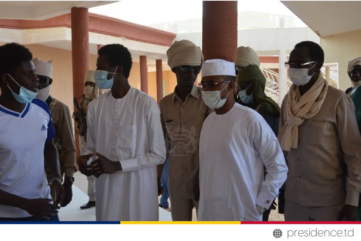 presidencetd's tweet photo. Le Président de la République, Général MAHAMAT IDRISS DEBY ITNO a visité l'École Nationale Supérieure des Technologies de l'information et de la Communication (ENASTIC),il a voulu s'enquérir des conditions de vie et d'études des étudiants.
#EnnediEst
#ENASTIC https://t.co/HLFENmwRLp
