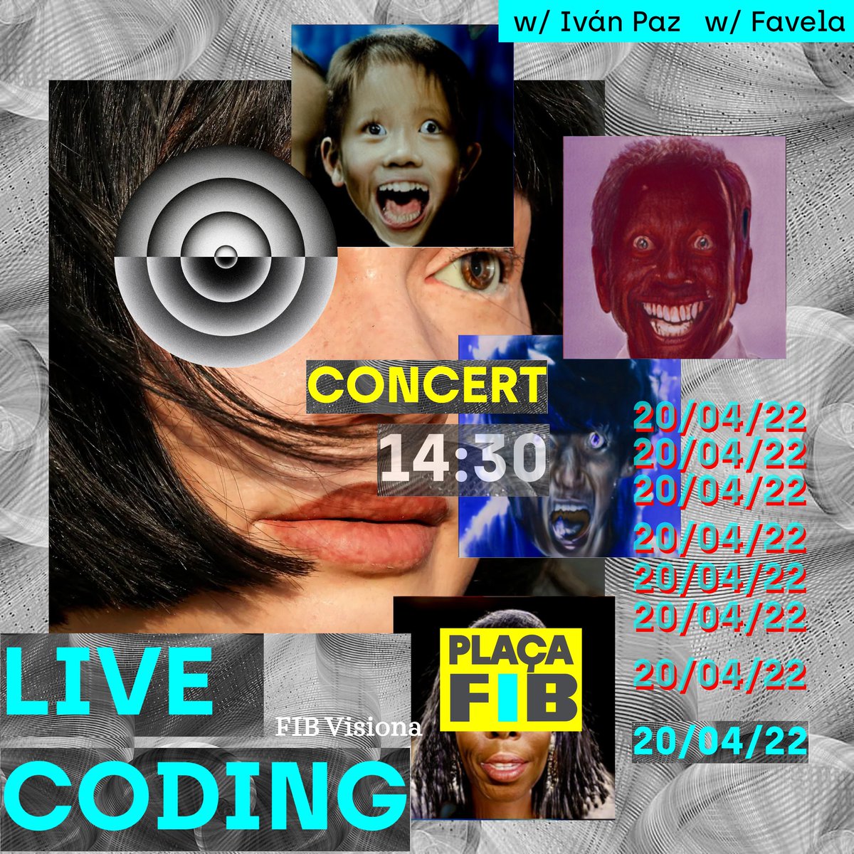 🤩 No et perdis el pròxim dimecres 20 d’abril el Live Coding Concert amb Iván Paz i Favela.

Un event on la música i la programació s’ajunten per gaudir d’una combinació inigualable.

No ho dubtis i vine!!

📍Plaça FIB, 20/04/2022 a les 14:30

#coding #music #programming #UPC