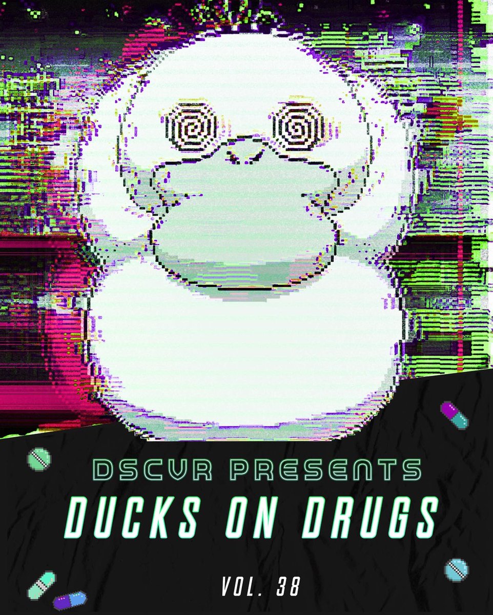 DSCVRAgency's tweet photo. Ready for yet another episode of DUCKS ON DRUGS? You better be, ROOSTERJAXX will bring the heat for Vol.38 ⚡️🦆
-
Artist: @iamroosterjaxx https://t.co/x55kYgmJ8j