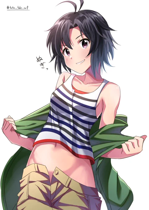 そろそろ衣替えの時期ですねプロデューサー。
#菊地真 