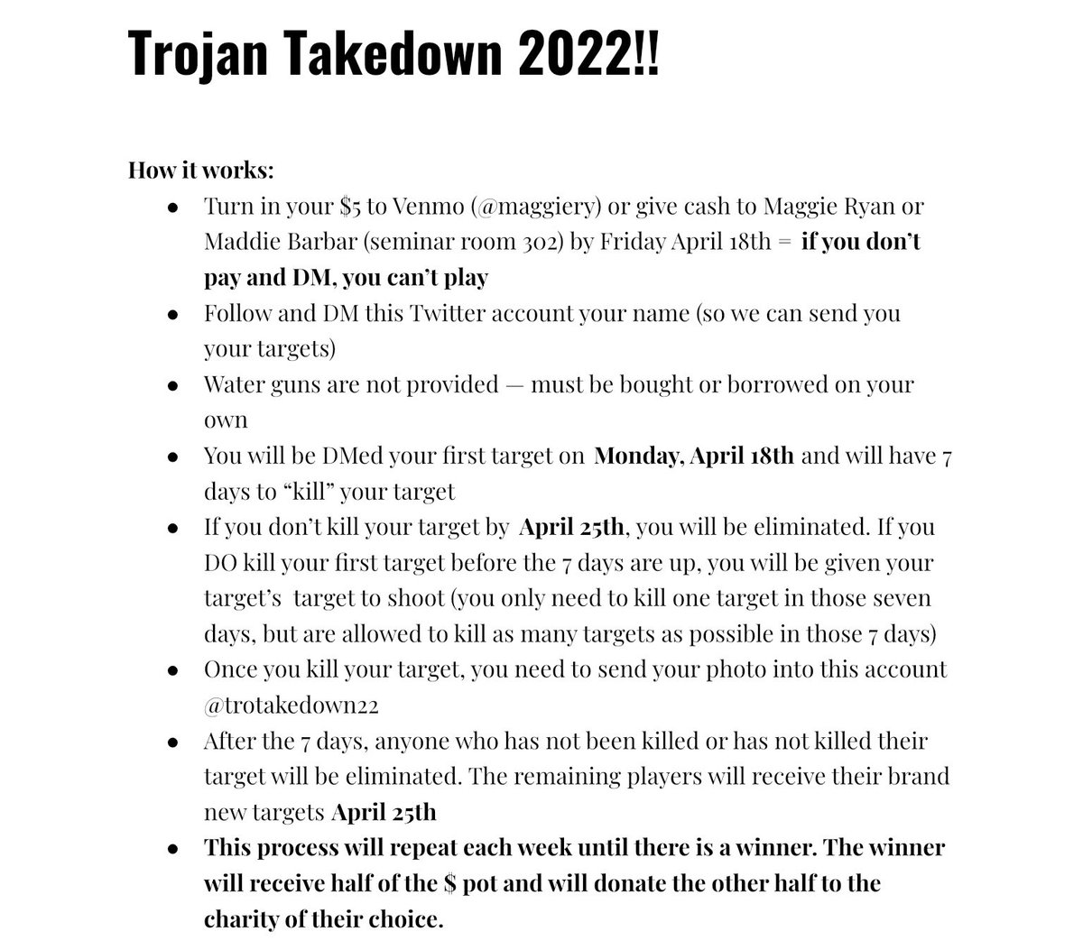 BCHS Trojan Takedown 2022 tweet media