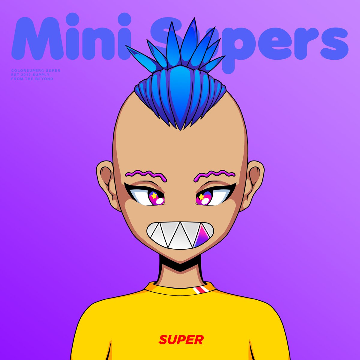 Dom_Swooz's tweet photo. A mini a day. #minisupers #colorsuper #distantuniverse #super #nft #BlueChipNFT https://t.co/h1BYquy7xj
