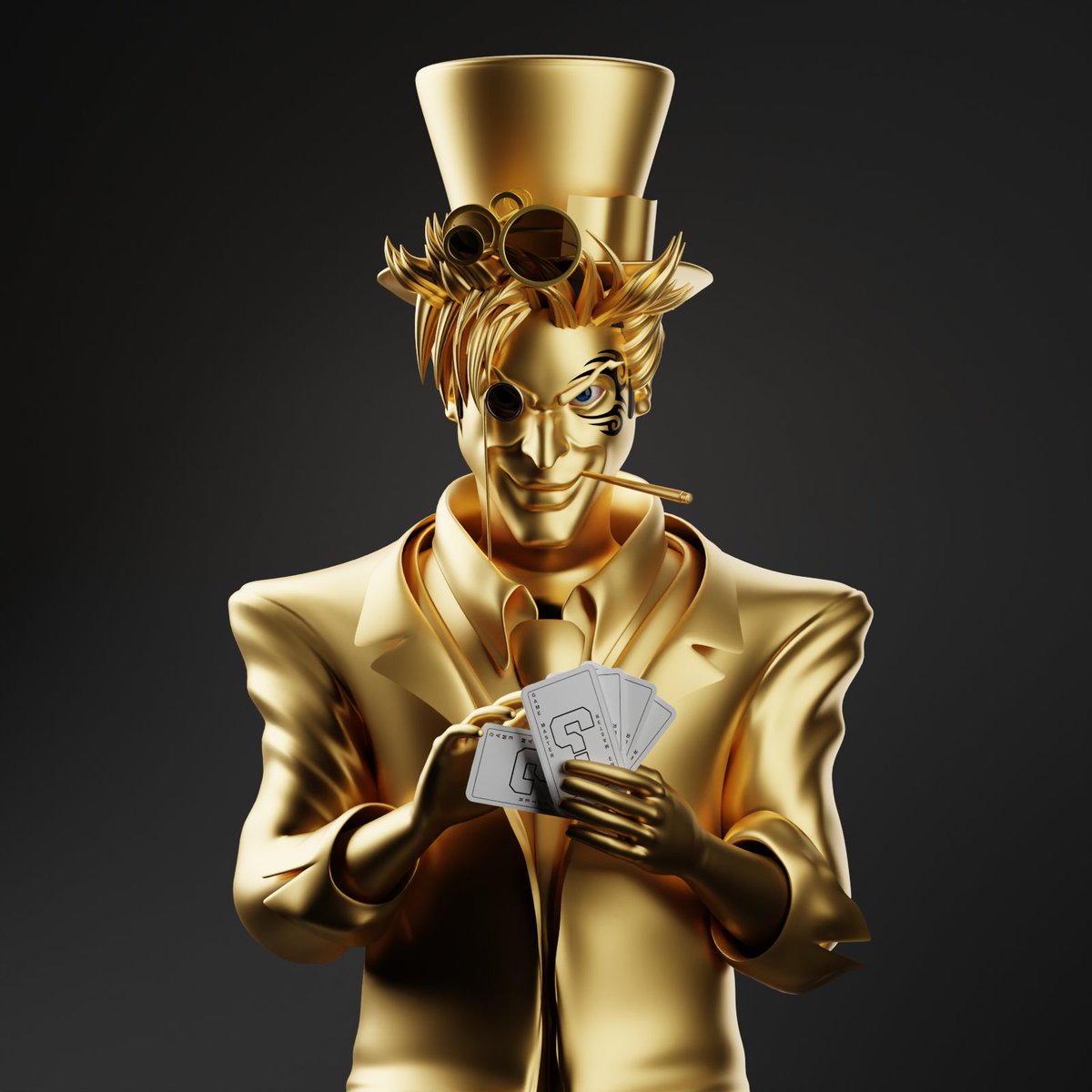 Our artist just hit us with this 1 of 1 golden Q 🔥

Any interaction will be considered for Q-list 👀

#NFTart