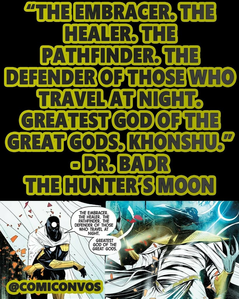 Comicconvos's tweet photo. #marvel #moonknight #huntersmoon #khonshu #drbadr
#comiconvos #comics #art #comic #comicbooks #drawing #illustration #anime #comicbook #comicart #manga #sketch #comiccon #artist #cartoon #draw #igcomics #memes #quotes #facts
You can get exclusive/early a… https://t.co/r9Ca6dvrzg https://t.co/7hC157VnZ5