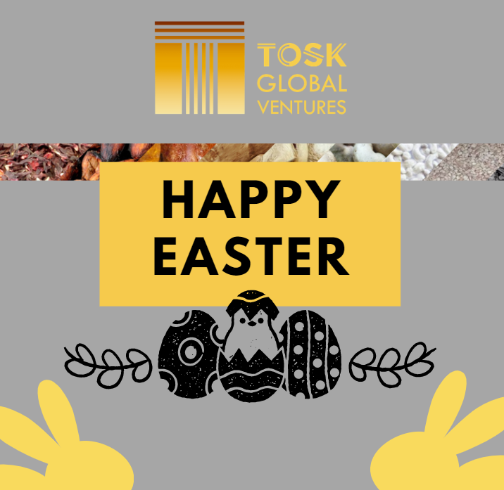 ToskGlobal's tweet photo. Happy Easter from TOSK Global Ventures! 🐣

Wishing a blessed and memorable Easter to our customers. May you celebrate this day with your loved ones over feasts and laughter.

#easterfood #easter https://t.co/Zv4gcG7X9j