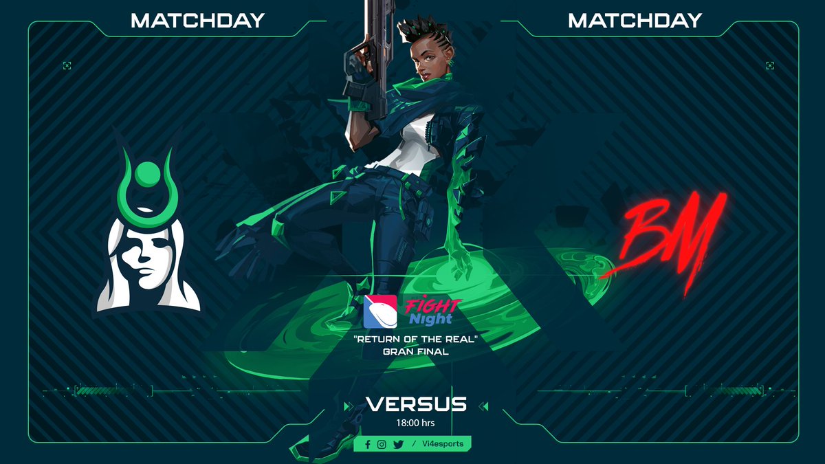 Vi4esports's tweet photo. 🗣️#MATCHDAY‼️

Hoy es la GRAN FINAL del torneo "Return of the Real" x @fightnightmx. Daremos todo para llevarnos el campeonato‼️🔥

🏆"Return of the Real"
🆚 @BorderMonsters 
⏰ 18h 🇲🇽🇨🇴 / 19h 🇵🇷🇩🇴
📺 https://t.co/WLfDSSWBnW…

#SomosVi4
TUS SUEÑOS TE DARÁN LA ViCTORI4
✌️ https://t.co/bnaNZwakZx