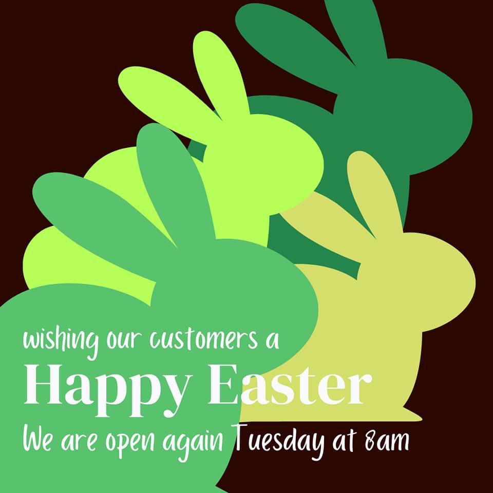 The showroom and offices are shut tomorrow, we’ll all be back on Tuesday.